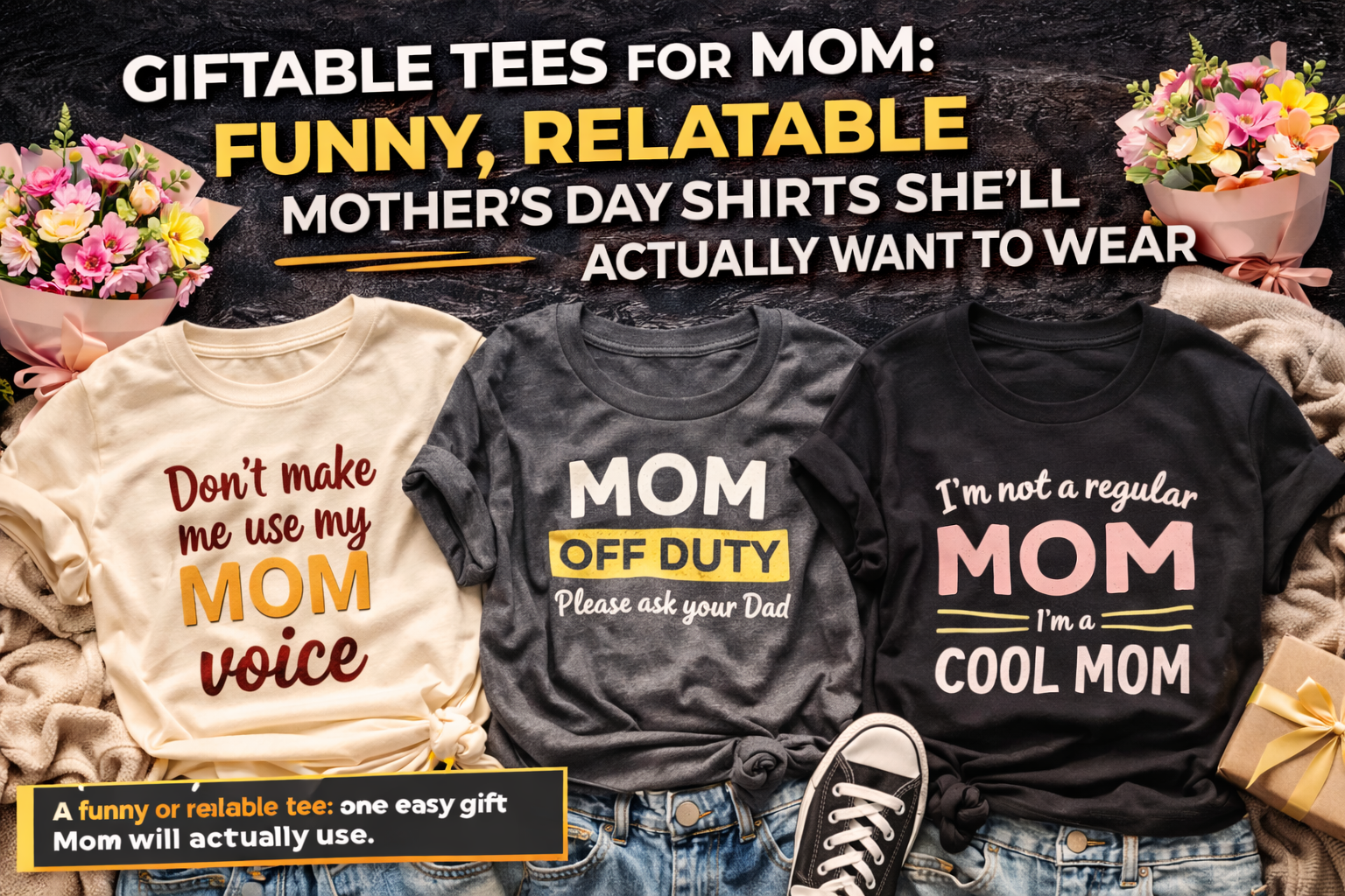 Giftable Tees for Mom: Funny, Relatable Mother’s Day Shirts She’ll Actually Want to Wear