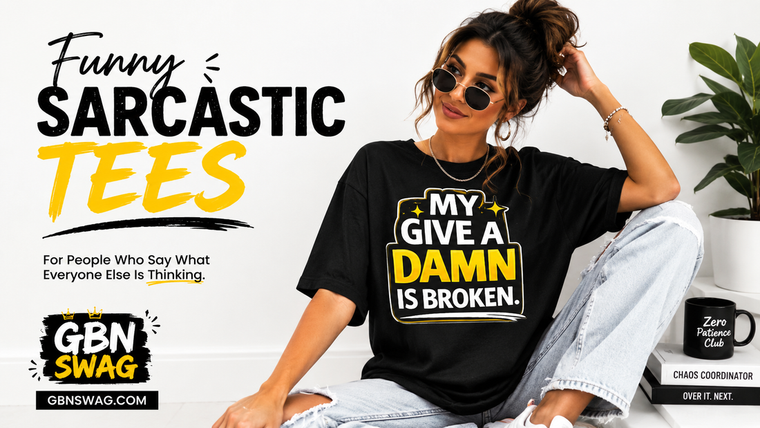 Funny Sarcastic T-Shirt Gift Guide: My Give a Dam Is Broken Tee