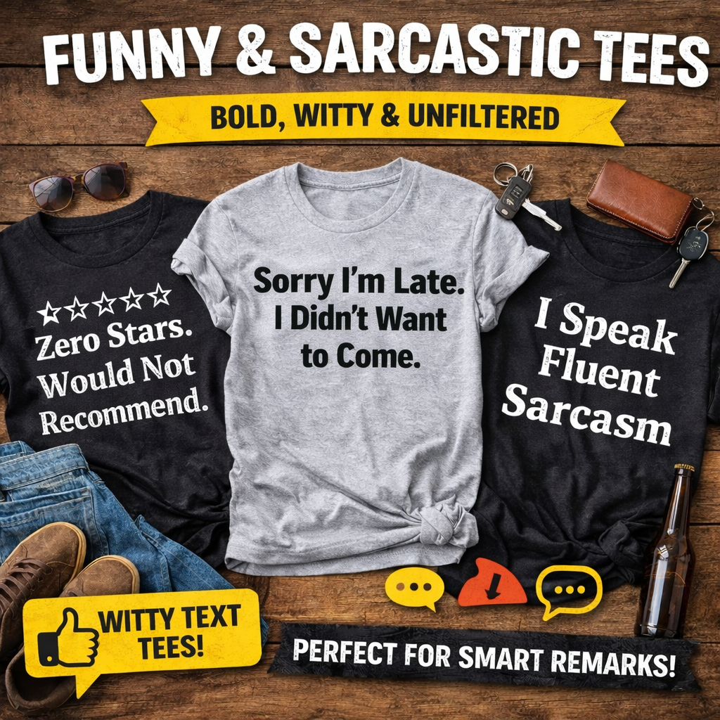 Funny & Sarcastic Tees