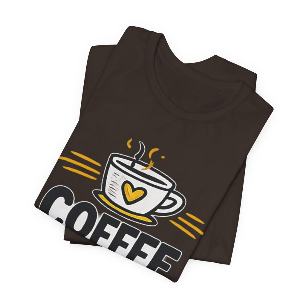 Coffee Chaos T-Shirt | Coffee Lover Shirt, Caffeinated Humor Tee