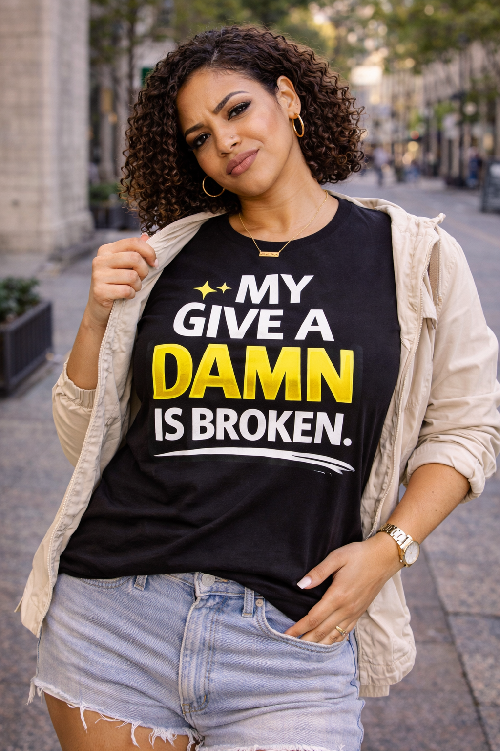 My Give a Dam is Broken Tee | Funny Sarcastic