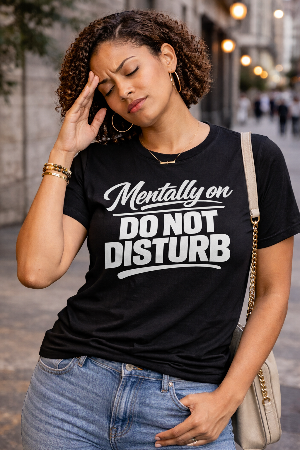 Mentally On Do Not Disturb T-Shirt | Mental Health Awareness Tee
