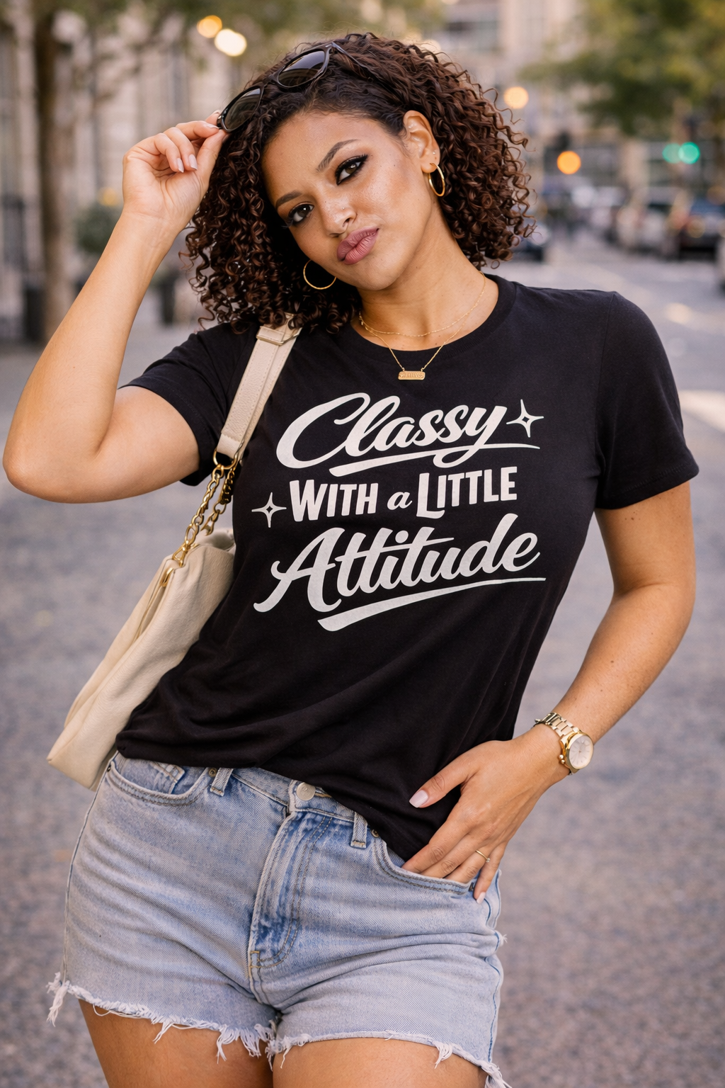 Classy With A Little Attitude T-Shirt