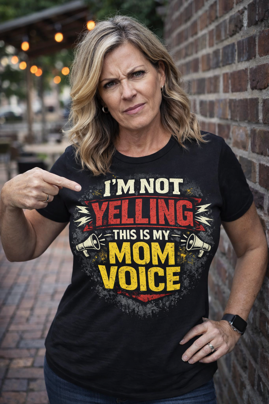 Im Not Yelling This Is My Mom Voice T-Shirt | Funny Mom Shirt
