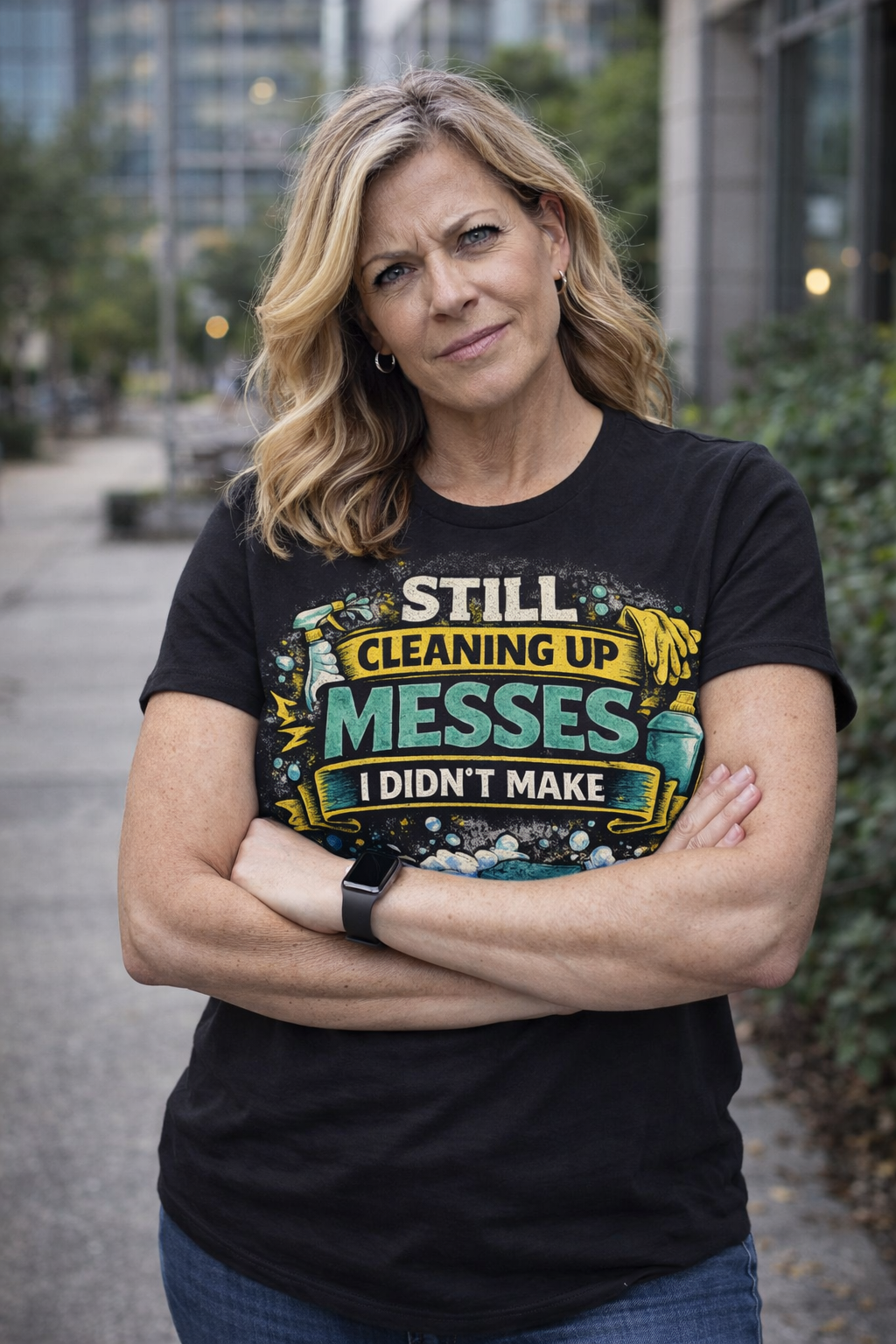Still Cleaning Up Messes I Didnt Make T-Shirt | Sarcastic Quote Tee